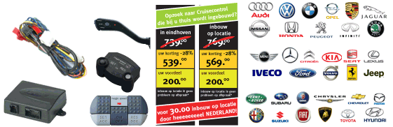 cruise controle inbouwen