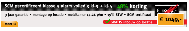 prijs autoalarm klasse 5