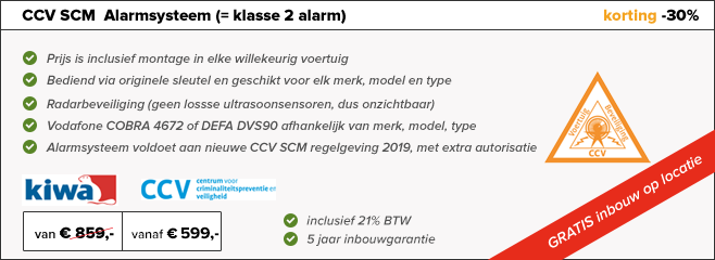 ccv scm alarmsysteem klasse 2