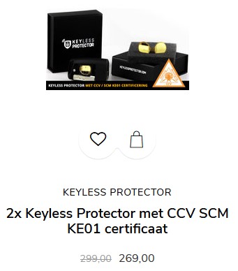 Ke01 Keyless protector klasse alarm