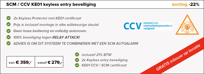 Koop Keyless Protector CCV SCM met KE01 aanvullende maatregel