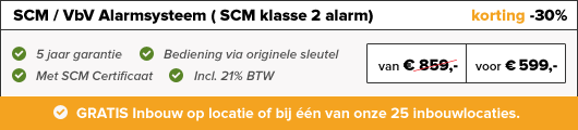 SCM alarmsysteem tegen relay tegen