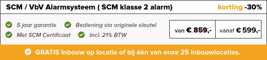 klasse 2 alarm aanbieding