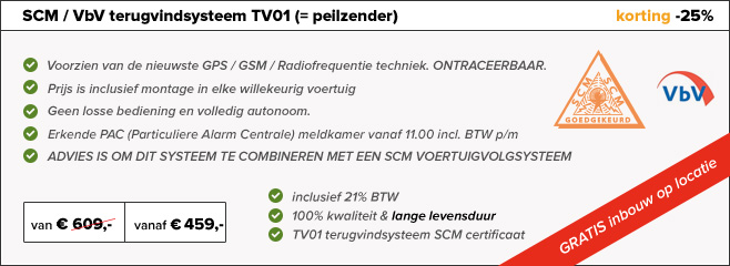 VbV SCM terugvindsysteem TV01 