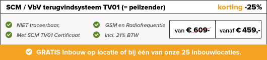 TV01 SCM VbV terugvindsysteem tegen relay attack