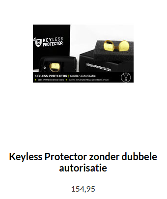 keyless protector zonder autorisatie